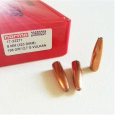 Пули .323 / 8 mm Norma Vulkan 196 gr / BC G1 0.347 / 50 шт