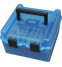 Кейс на 100 патронов с ручкой Deluxe Ammo Box 100 Round Handle MTM, 300WSM, 300WM голубой
